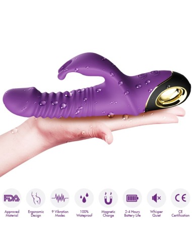 ARMONY - ZING DILDO VIBRATOR RABBIT PURPLE