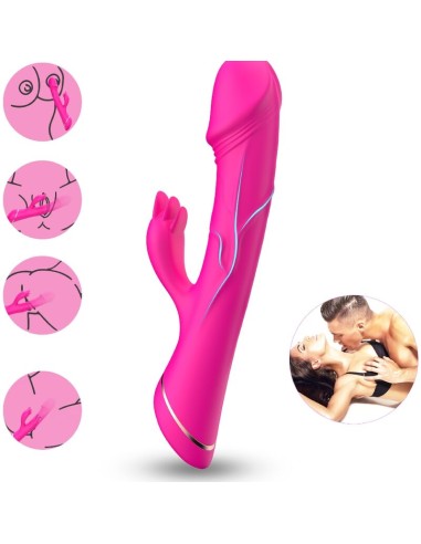 ARMONY - DILDO VIBRATOR RABBIT SILICONE FUCHSIA