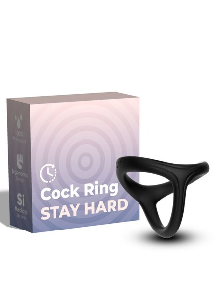 ARMONY - TRESOR DOUBLE SILICONE RING BLACK