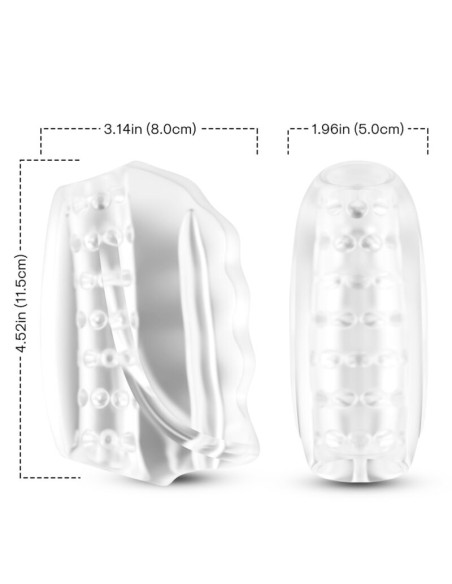 ARMONY - MASTER MASTURBATOR  VIBRADOR TRANSPARENTE