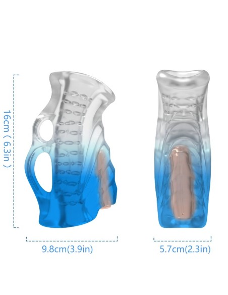 ARMONY - MASTURBATOR FINGER  VIBRATOR BLUE GRADIENT
