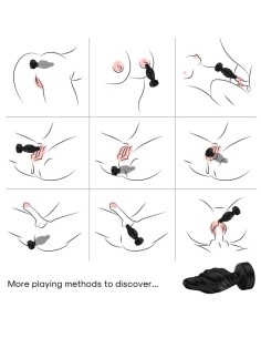 ARMONY - VIBRATOR  ANAL PLUG REMOTE CONTROL BLACK 2