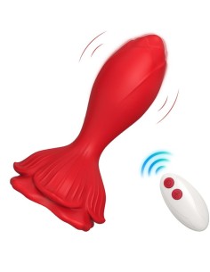 ARMONY - PINK VIBRATOR  ANAL PLUG SMALL REMOTE CONTROL RED