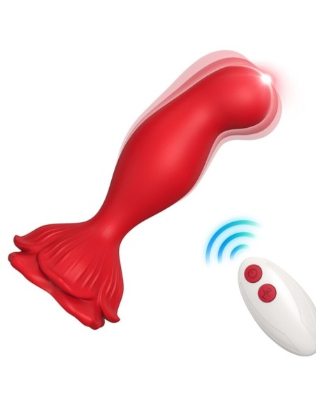 ARMONY - PINK VIBRATOR  ANAL PLUG REMOTE CONTROL RED