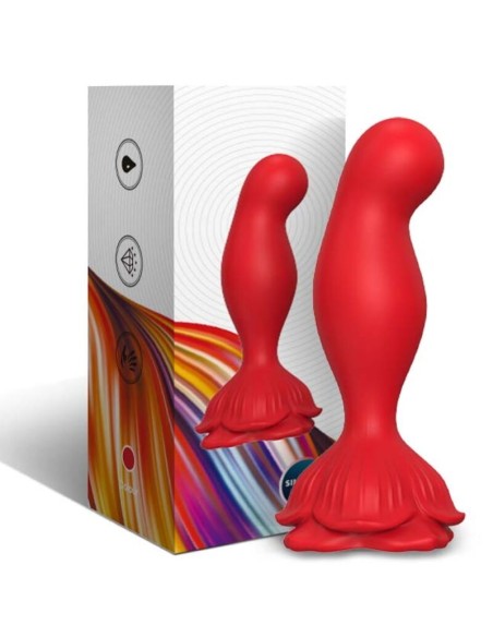 ARMONY - PINK VIBRATOR  ANAL PLUG REMOTE CONTROL RED