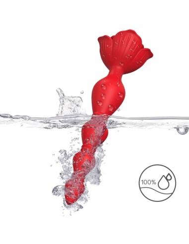 ARMONY - PINK VIBRATOR PAGODA  ANAL PLUG RED