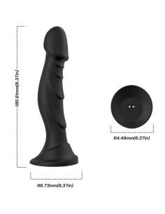 ARMONY - DILDO VIBRATOR  ANAL PLUG REMOTE CONTROL BLACK