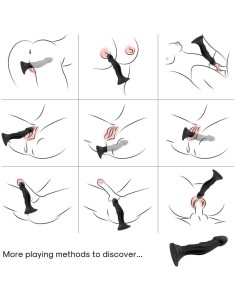 ARMONY - DILDO VIBRATOR  ANAL PLUG REMOTE CONTROL BLACK 2