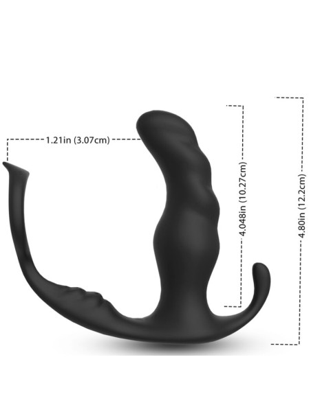 ARMONY - KNIGHT VIBRATOR ANAL PROSTATE  RING REMOTE CONTROL BLACK