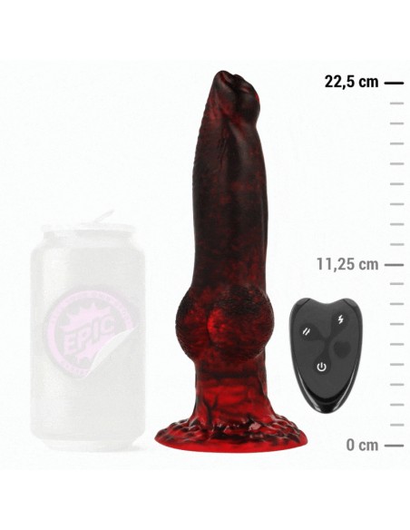 EPIC - PROMETHEUS TITAN FLAME RECHARGEABLE REMOTE CONTROL DILDO