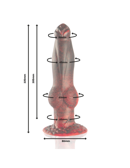 EPIC - PROMETHEUS TITAN FLAME RECHARGEABLE REMOTE CONTROL DILDO