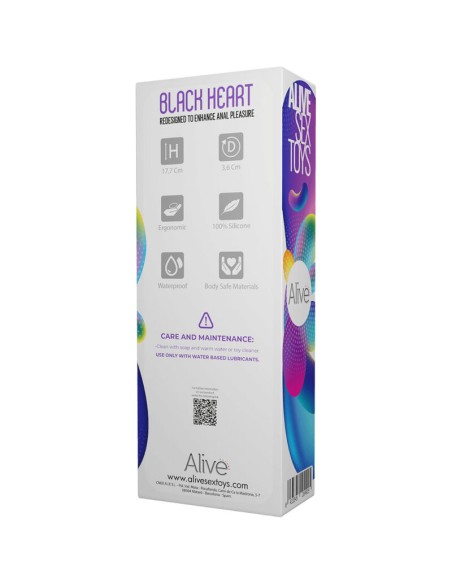 ALIVE - BLACK HEART ESTIMULADOR ANAL