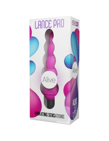 ALIVE - LANCE PRO ESTIMULADOR  VIBRADOR ANAL ROSA