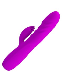 PRETTY LOVE - MELANIE PURPLE RECHARGEABLE RABBIT VIBRATOR 2