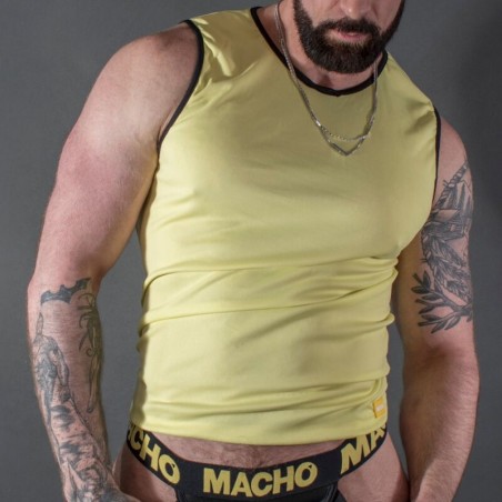MACHO - CAMISETA AMARILLO S/M