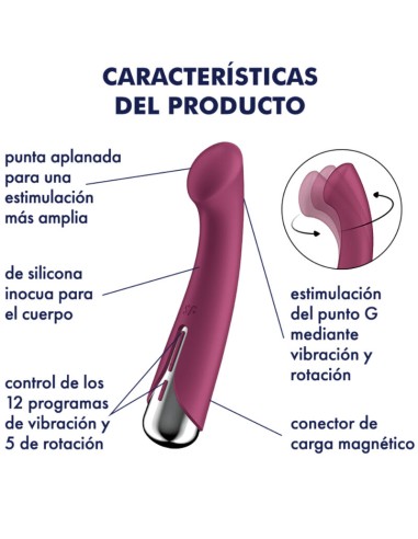 SATISFYER - SPINNING G-SPORT 1 VIBRADOR ROTADOR...
