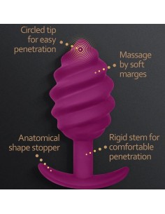 G-VIBE - GPLUG TWIST 2 PLUG ANAL MORADO 2
