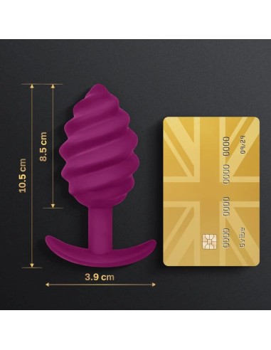 G-VIBE - GPLUG TWIST 2 PLUG ANAL MORADO