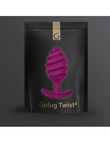 G-VIBE - GPLUG TWIST 2 PLUG ANAL MORADO