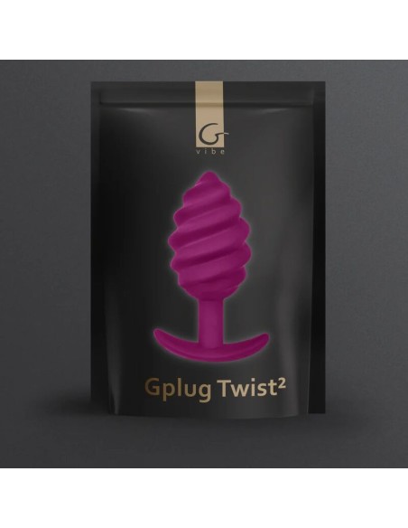 G-VIBE - GPLUG TWIST 2 PLUG ANAL MORADO