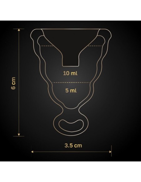 G-VIBE - GCUP COPA MENSTRUAL NEGRA