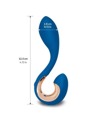 G-VIBE - GPOP 2 VIBRADOR PUNTO G Y P AZUL INDIGO