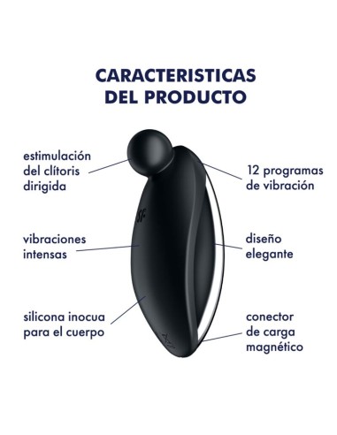 SATISFYER - SPOT ON 2 LAY-ON VIBRATOR BLACK