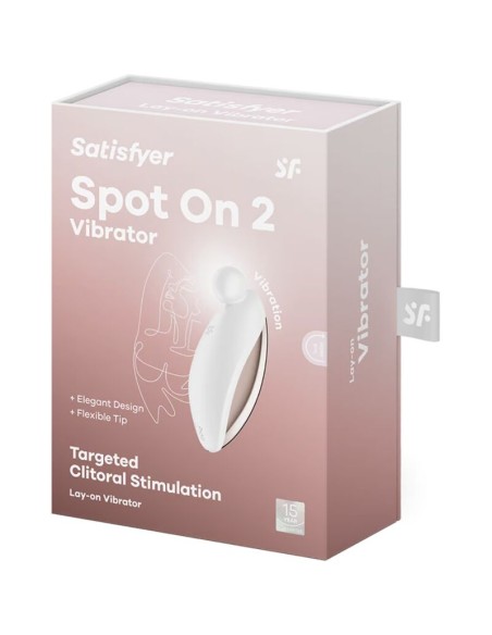 SATISFYER - SPOT ON 2 LAY-ON VIBRATOR WHITE