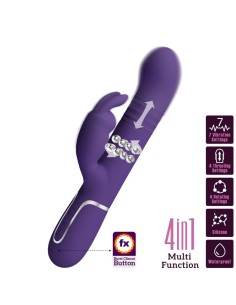 PRETTY LOVE - COALE RABBIT VIBRATOR 4 IN 1 PURPLE