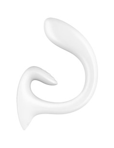 SATISFYER - G FOR GODDESS 1 RABBIT VIBRATOR WHITE 2