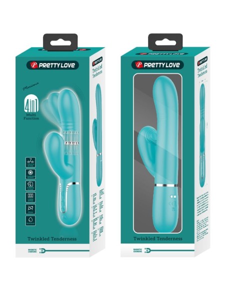 PRETTY LOVE - MULTIFUNCTION G-SPOT VIBRATOR AQUA GREEN