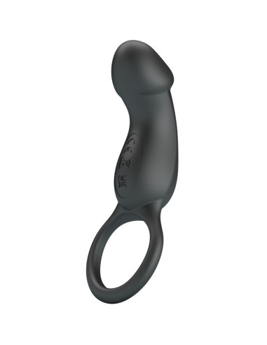 PRETTY LOVE - TRAE VIBRATING BLACK RING WITH...