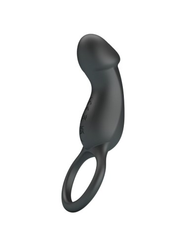 PRETTY LOVE - TRAE VIBRATING BLACK RING WITH...