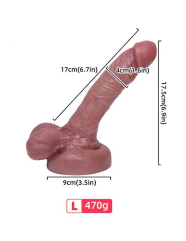 ARMONY - DILDO REALISTICO SILICONA LIQUIDA 17 CM