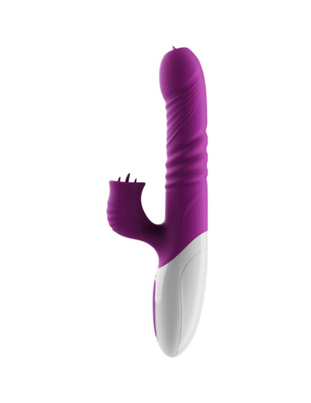 ARMONY - VIBRADOR  THRUSTING DOBLE LENGUA EFECTO CALOR VIOLETA