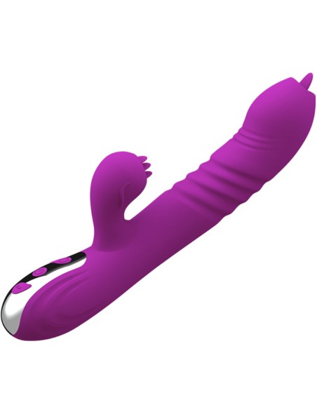 ARMONY - FAIRY VIBRADOR MULTIFUNCION DOBLE LENGUA EFECTO CALOR VIOLETA