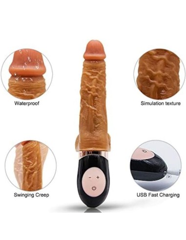 ARMONY - DILDO REALISTICO VIBRADOR RECARGABLE