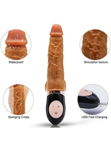 ARMONY - DILDO REALISTICO VIBRADOR RECARGABLE
