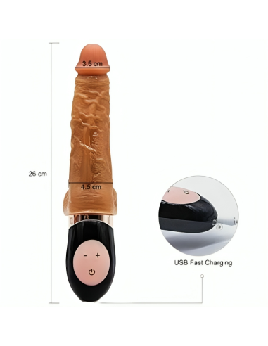 ARMONY - DILDO REALISTICO VIBRADOR RECARGABLE
