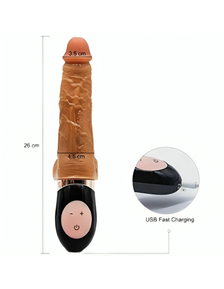 ARMONY - DILDO REALISTICO VIBRADOR RECARGABLE