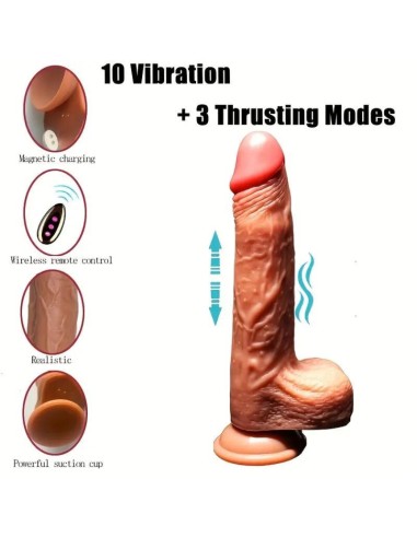 ARMONY - DILDO REALISTICO VIBRADOR  THRUSTING...