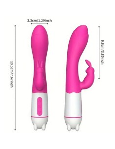 ARMONY - HAPPY VIBRADOR  ESTIMULADOR RABBIT FUCSIA 2