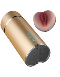 ARMONY - MASTURBADOR VIBRADOR VAGINA DORADO