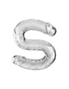 KING COCK - DOUBLE TROUBLE DOUBLE DILDO 46 CM CLEAR 2