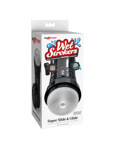 PDX EXTREME - SLIDE  GLIDE MASTURBADOR AUTOLUBRICANTE TRANSPARENTE