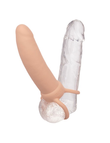CALEXOTICS - MAXX THICK DUAL PENETRATOR 10 VIBRATIONS FLESH
