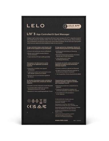 LELO - LIV™ 3 G-SPOT STIMULATOR VIOLET