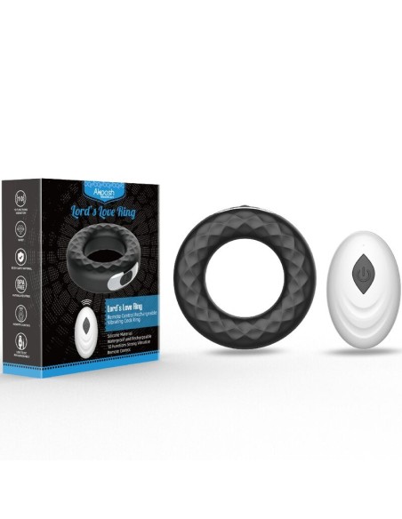 ARMONY - LORD'S LOVE ANILLO VIBRADOR CONTROL REMOTO NEGRO