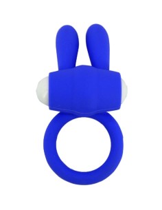 ARMONY - MR BUNNY ANILLO VIBRADOR SILICONA AZUL 2
