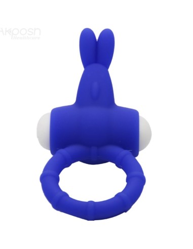 ARMONY - MS BUNNY ANILLO VIBRADOR SILICONA AZUL